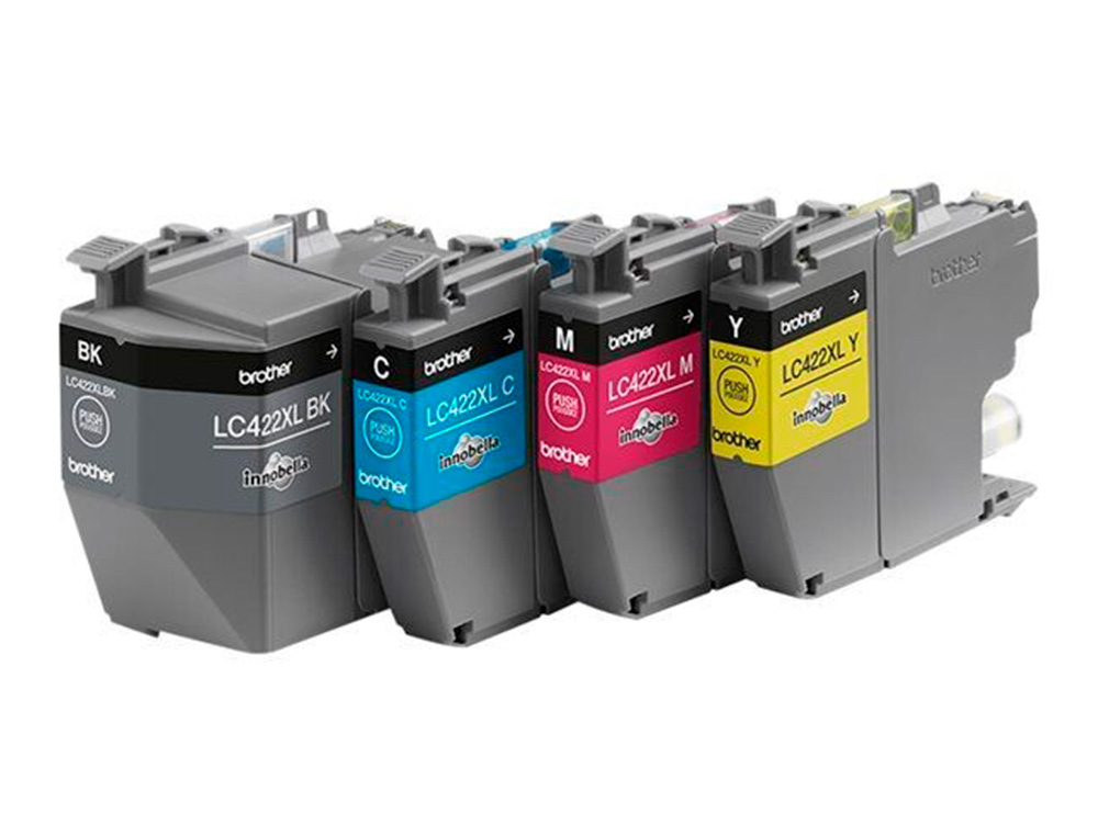 TINTEIRO BROTHER LC-422XLVAL MFC-J5340DW / MFC-J5740DW / MFC-J6540DW / MFC-J6940DW 3000 PAGINAS PRETO 1500 PAGINAS CORES