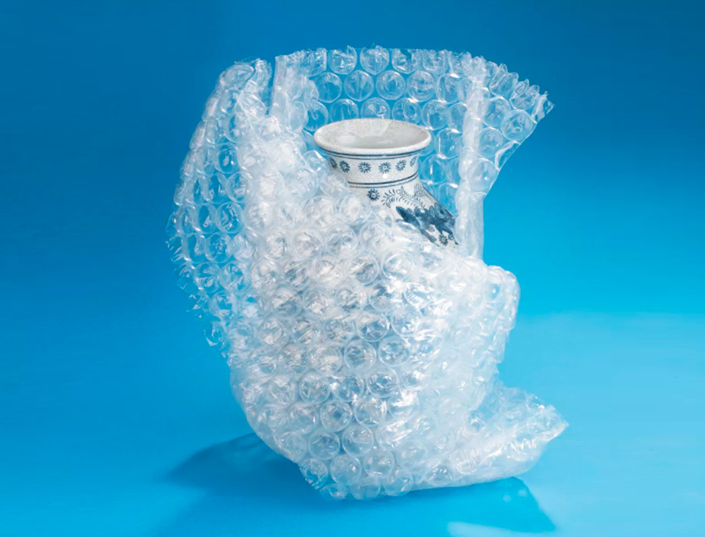 PLASTICO COM BOLHAS LIDERPAPEL ECOUSE 0.60X1M 30% DE PLASTICO RECICLADO
