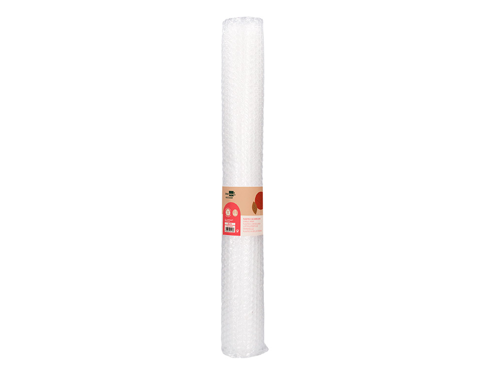 PLASTICO COM BOLHAS LIDERPAPEL ECOUSE 0.60X1M 30% DE PLASTICO RECICLADO