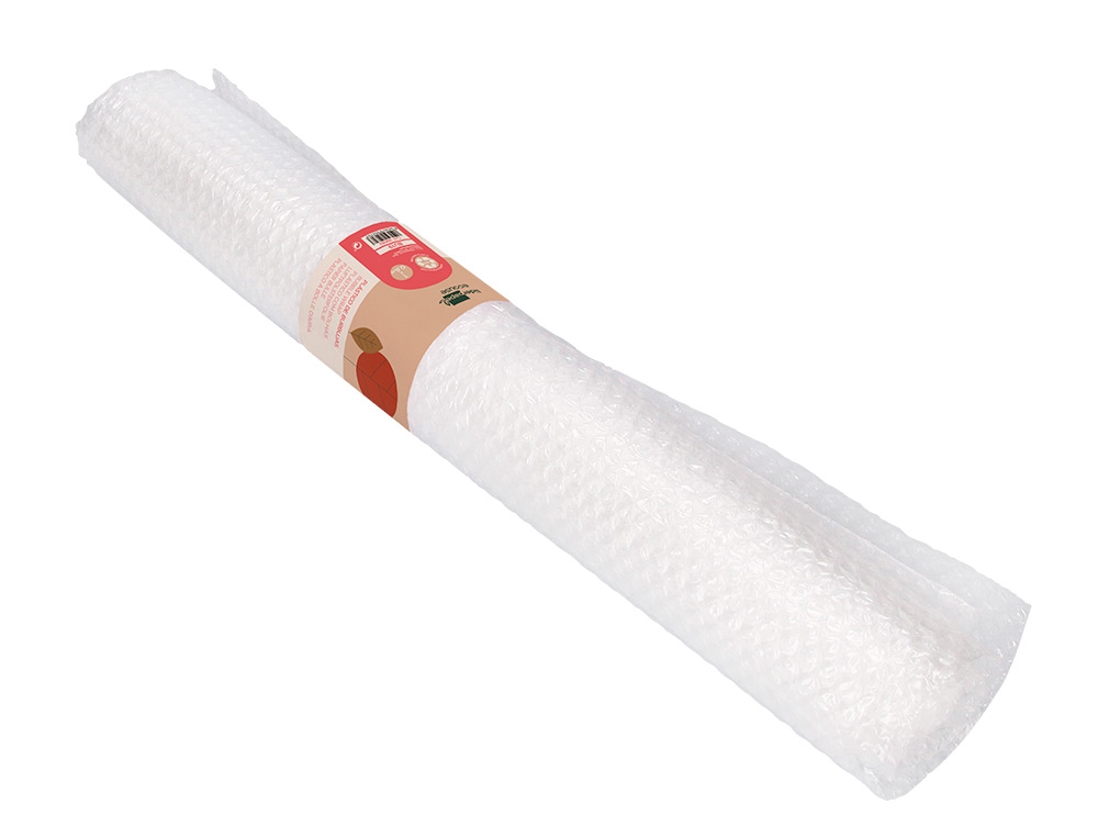 PLASTICO COM BOLHAS LIDERPAPEL ECOUSE 0.60X1M 30% DE PLASTICO RECICLADO