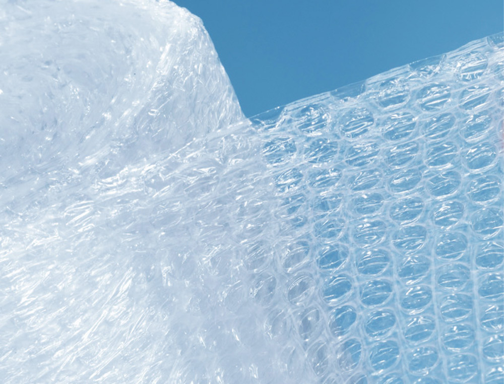 PLASTICO COM BOLHAS LIDERPAPEL ECOUSE 0.60X1M 30% DE PLASTICO RECICLADO