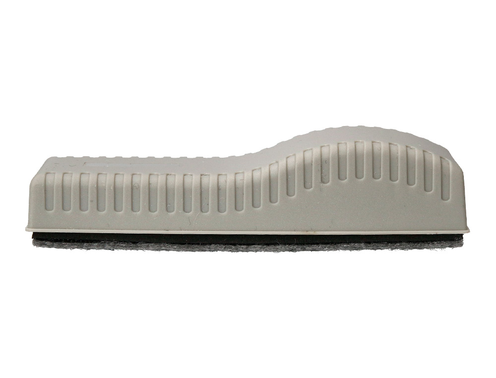 APAGADOR Q-CONNECT MAGNETICO PARA QUADRO BRANCO COM RECARGA DE FELTRO SUBSTITUIVEL 15X5,5X4,5 CM COR CINZA