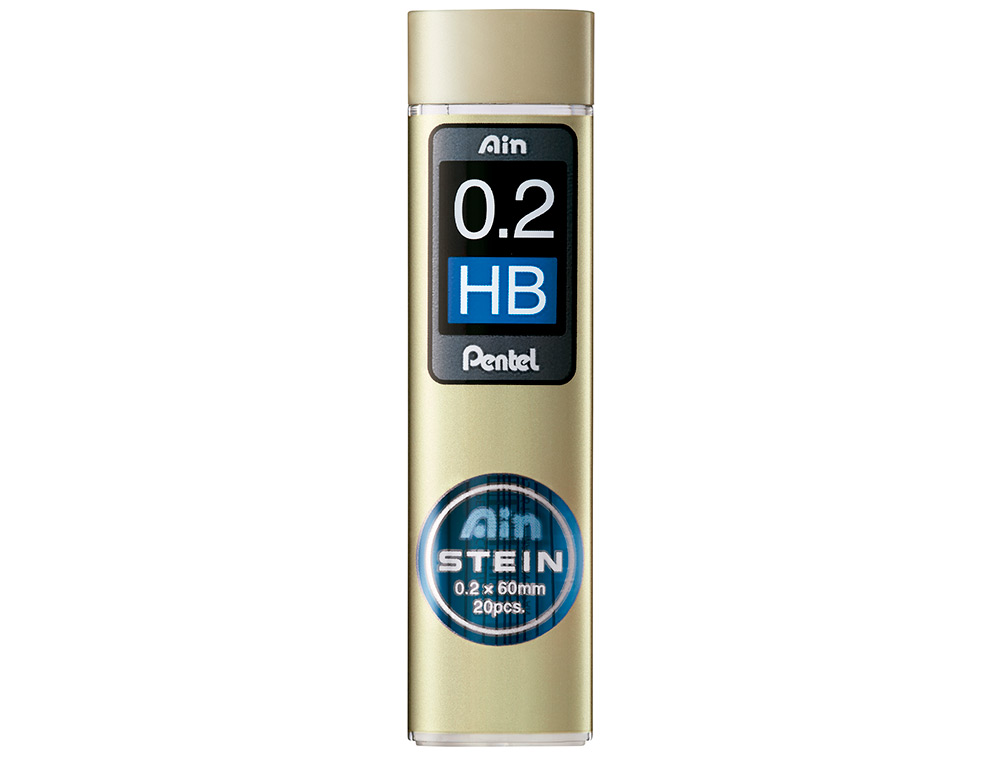 MINAS PENTEL AIN STEIN 0.2 HB ESTOJO COM 20 UNIDADES