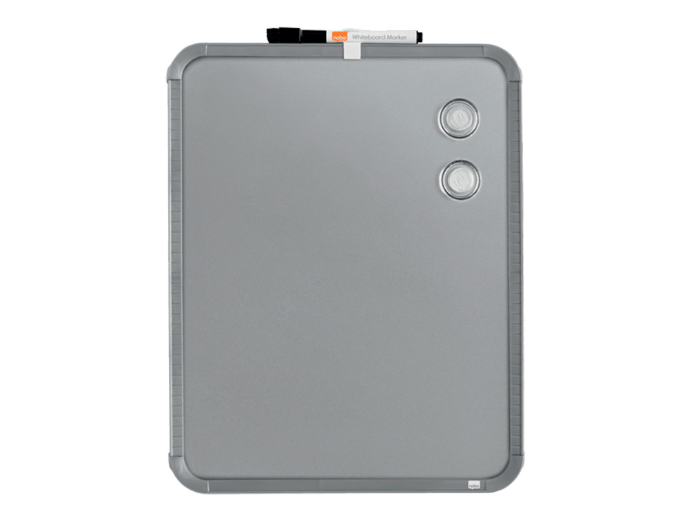 QUADRO NOBO MAGNETICO PARA A CASA MOLDURA SLIM EM ACO PRATA 28X36 CM