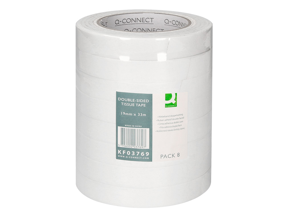 FITA ADESIVA Q-CONNECT DUPLA FACE 33 MT X 19 MM