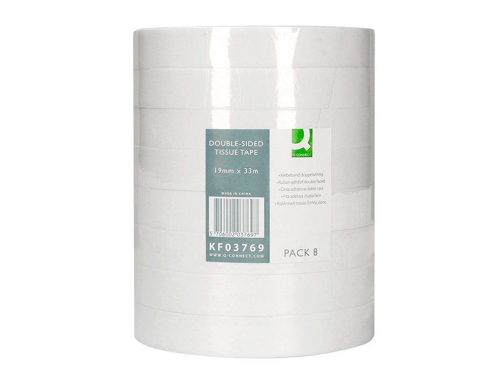 FITA ADESIVA Q-CONNECT DUPLA FACE 33 MT X 19 MM