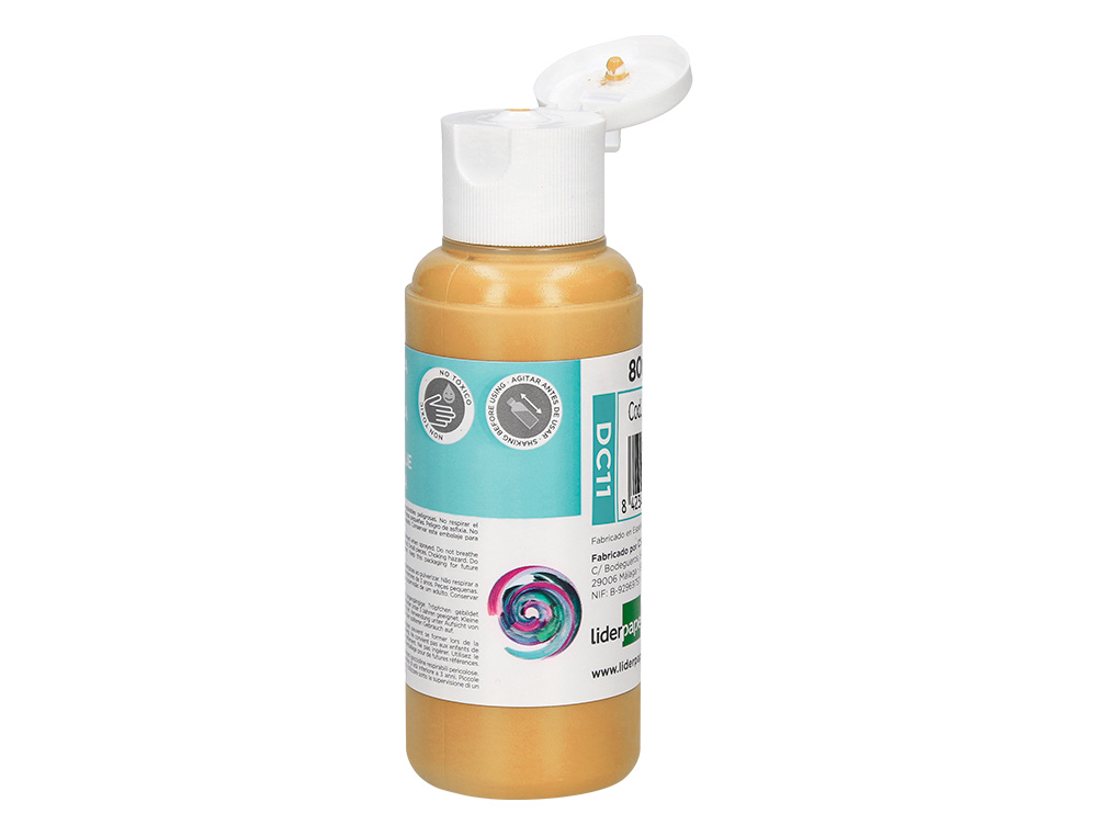 PINTURA ACRILICA LIDERPAPEL FRASCO DE 80 ML BEGE