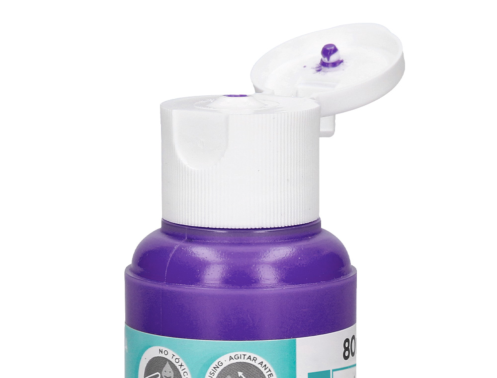 PINTURA ACRILICA LIDERPAPEL FRASCO DE 80 ML VIOLETA