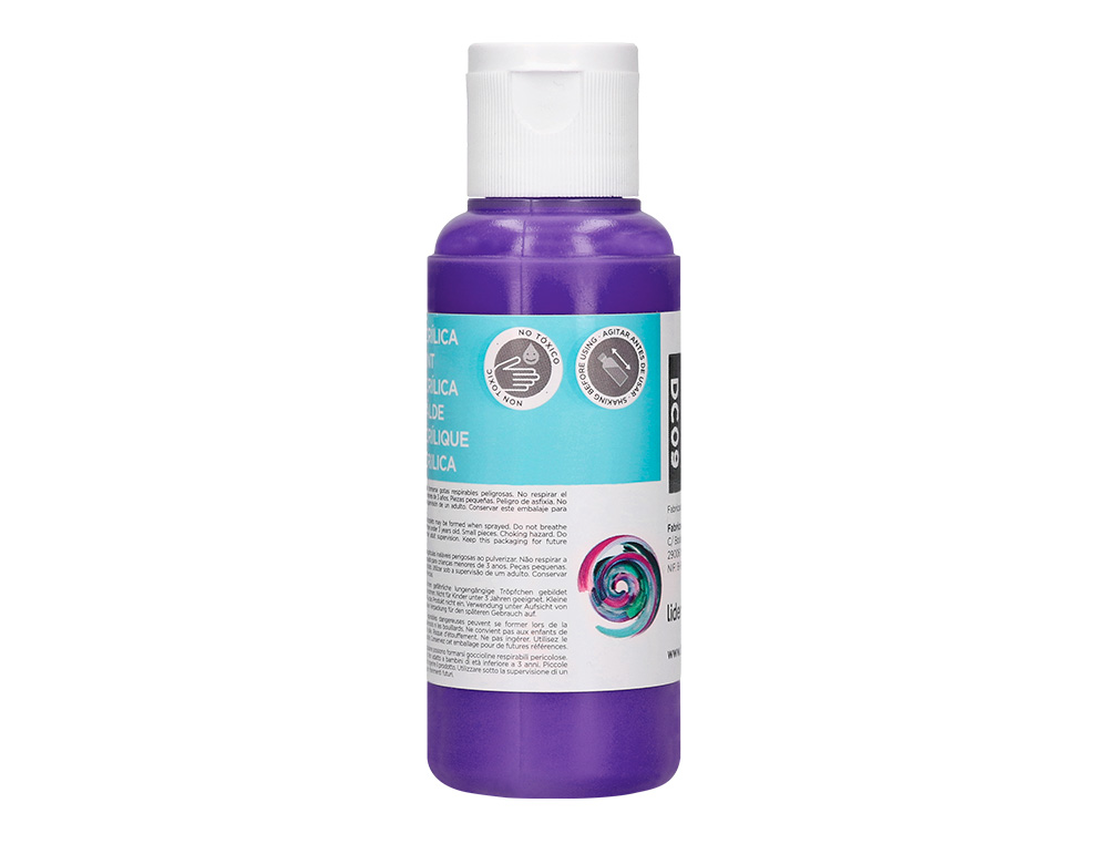 PINTURA ACRILICA LIDERPAPEL FRASCO DE 80 ML VIOLETA