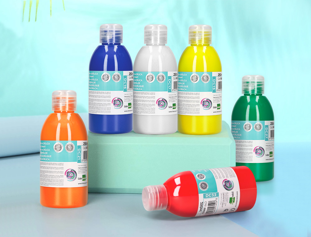 PINTURA ACRILICA LIDERPAPEL FRASCO DE 250 ML VIOLETA