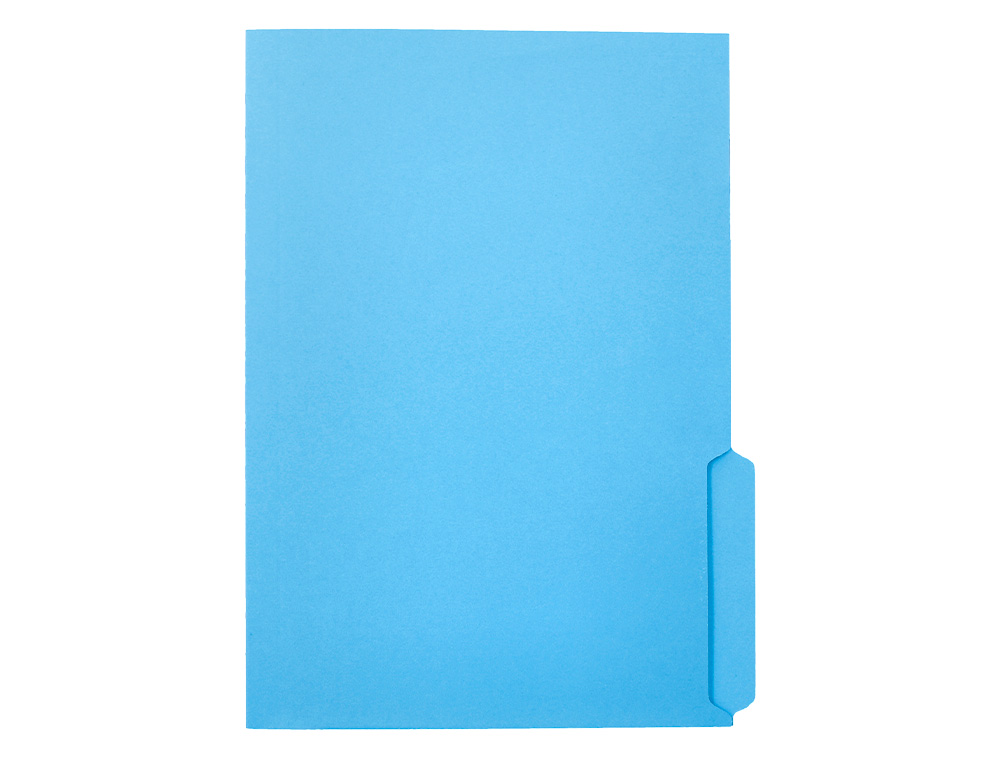 CLASSIFICADOR LIDERPAPEL EM CARTOLINA DIN A4 PESTANA DIREITA 240G/M2 AZUL