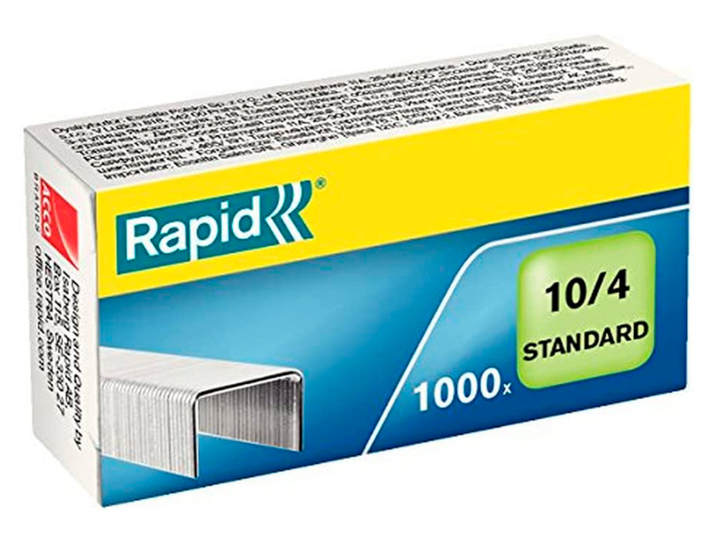 AGRAFES RAPID N 10 GALVANIZADOS CAIXA DE 1000 UNIDADES
