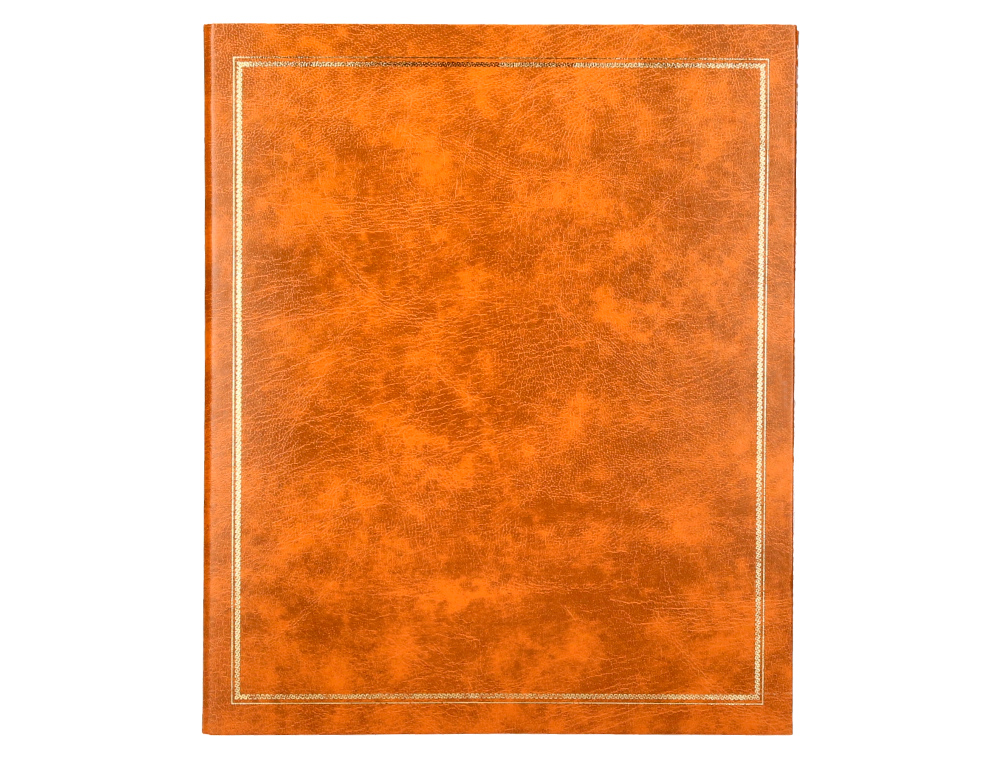 ALBUM DE FOTOS LIDERPAPEL ANEIS SERIE CLASSIC COM 20 FOLHAS AUTOADESIVAS COR CASTANHO