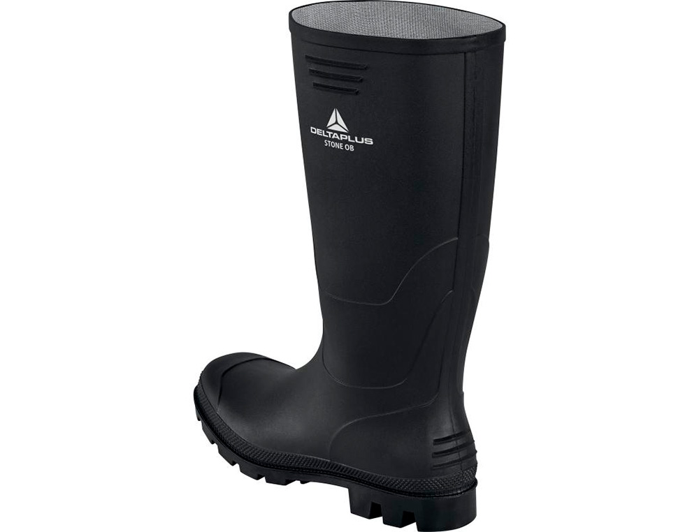 BOTAS DELTAPLUS DE SEGURANCA STONE PVC PRETO SOLA DE PITOES TAMANHO 40