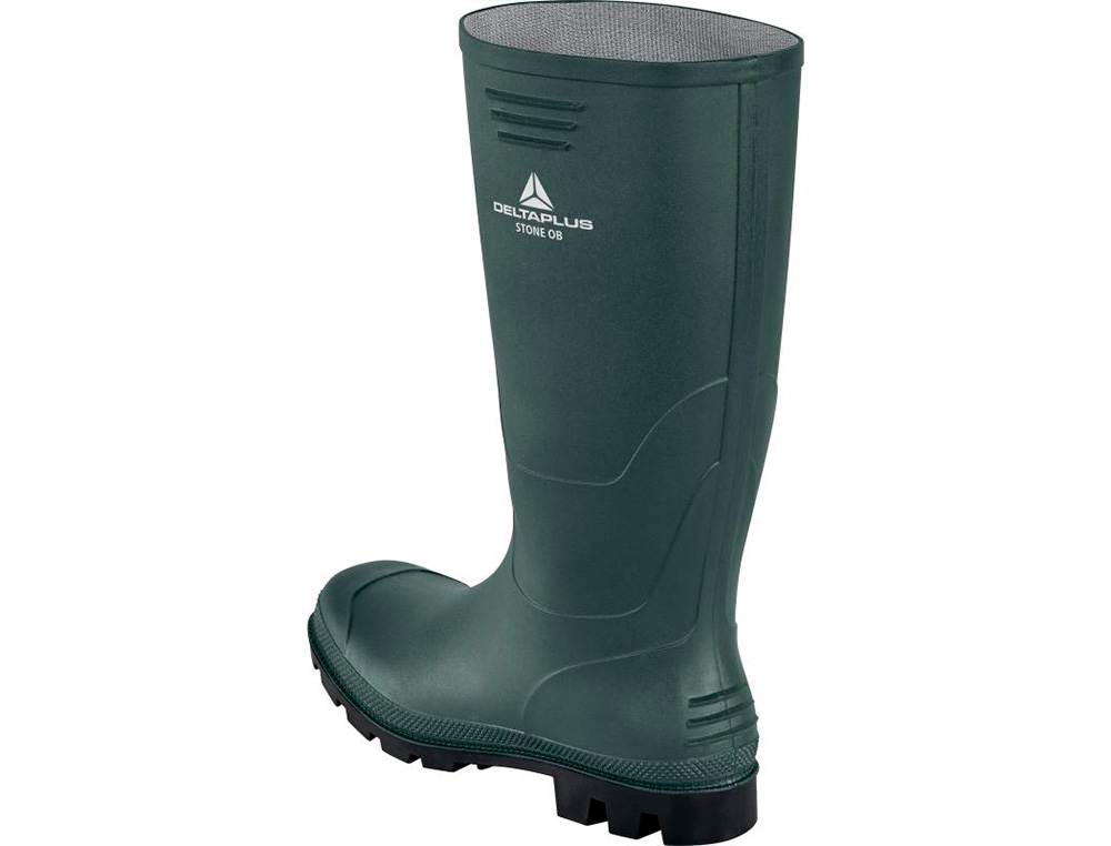 BOTAS DELTAPLUS DE SEGURANCA STONE PVC VERDE SOLA DE PITOES TAMANHO 43