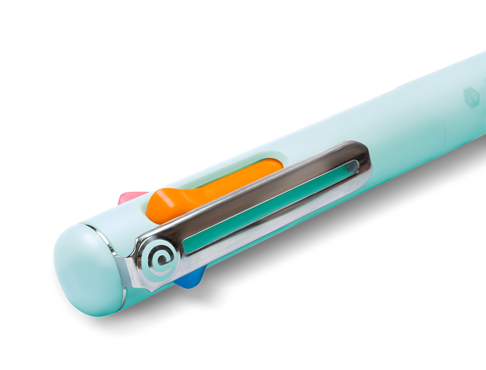 ESFEROGRAFICA PENTEL IZEE MULTICOLOR EM COPO EXPOSITOR COM 12 UNIDADES CORPO MENTA