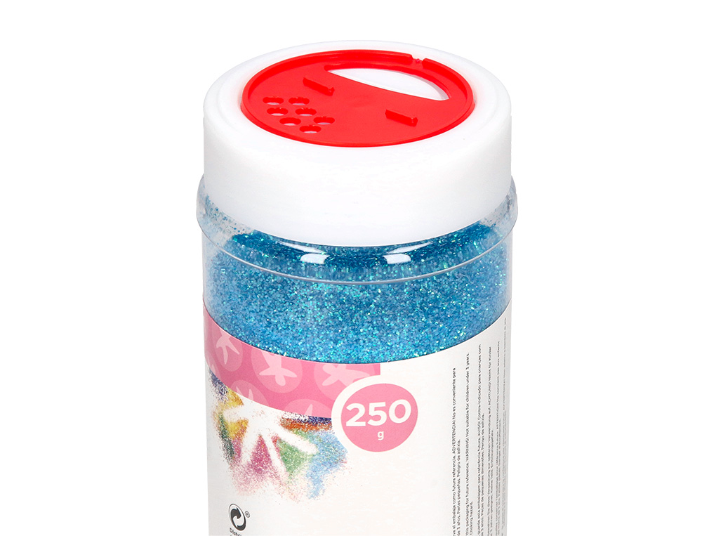 PURPURINA LIDERPAPEL FANTASIA CORES METALICAS PASTEL SORTIDAS FRASCO DE 250 GR