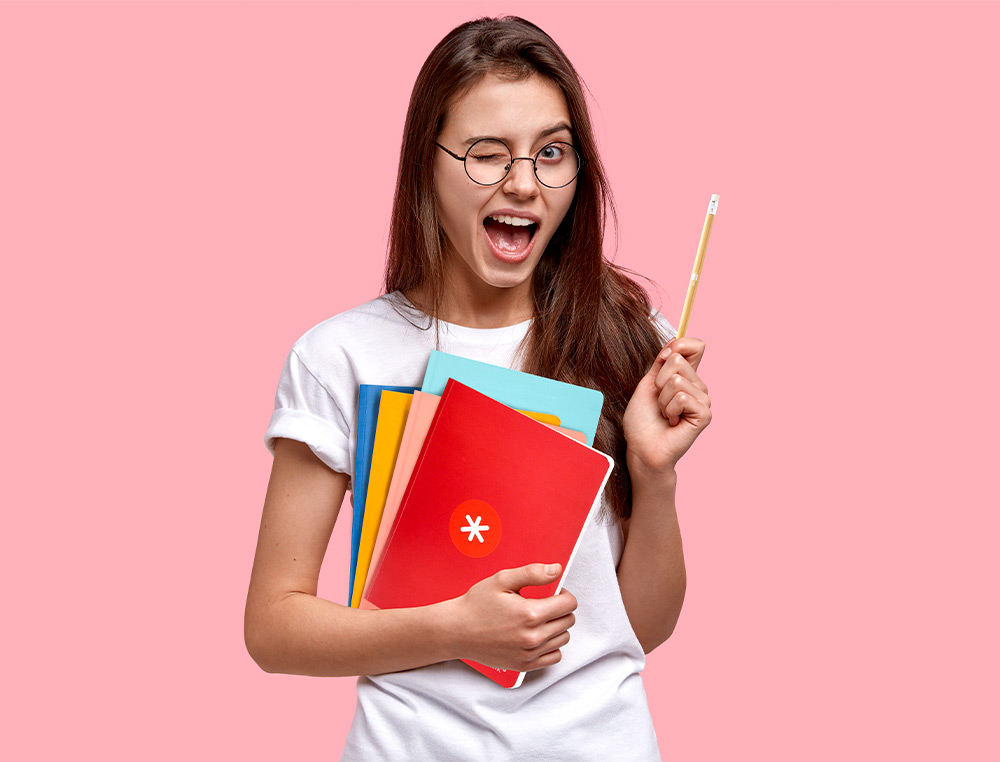 CADERNO COSIDO ANTARTIK A5+ PLUS 48 F 90 GR LISO SEM MARGEM 6 CORES SORTIDAS