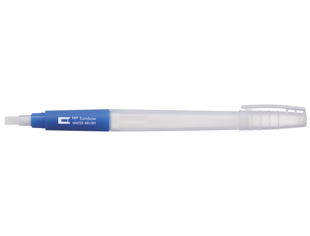PINCEL TOMBOW WATER BRUSH COM DEPOSITO RECARREGAVEL PONTA PLANA BLISTER DE 1 UNIDADE