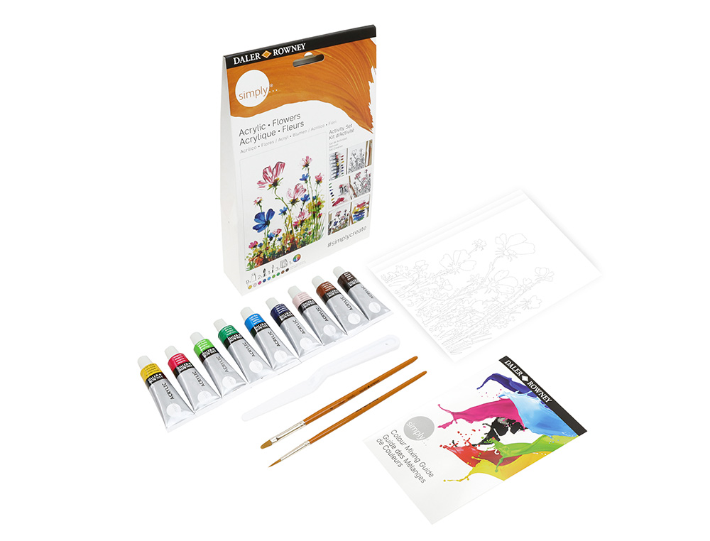 CONJUNTO DE PINTURA ACRILICA DALER ROWNEY SIMPLY ACTIVITY