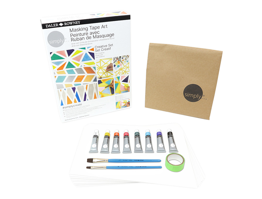 CONJUNTO DE PINTURA DALER ROWNEY SIMPLY CRIATIVO MASKING