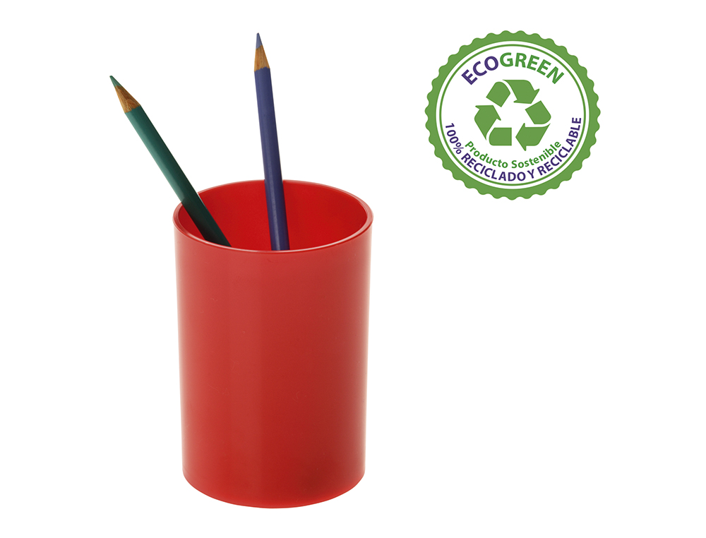 PORTA LAPIS ARCHIVO 2000 ECOGREEN 100% RECICLADO VERMELHO