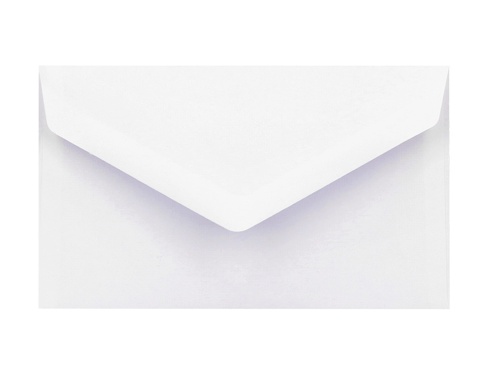 ENVELOPE LIDERPAPEL BRANCO COM FUNDO 95X162 MM ENGOMADO ABA EM BICO CAIXA DE 500 UNIDADES