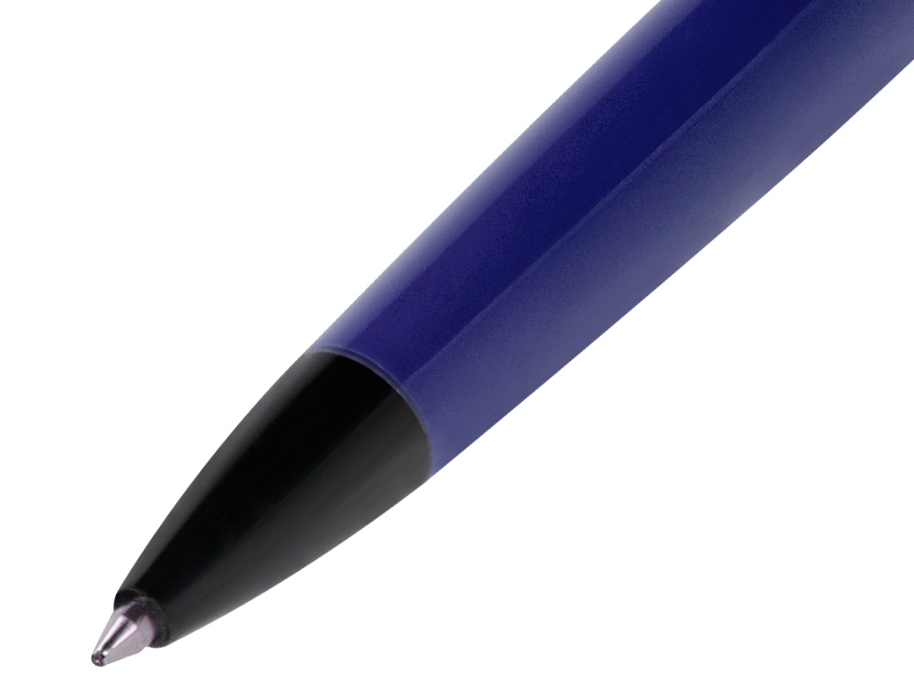 ESFEROGRAFICA BELIUS TURBO ALUMINIO DESENHO AZUL E PRETO TINTA AZUL CAIXA DESIGN