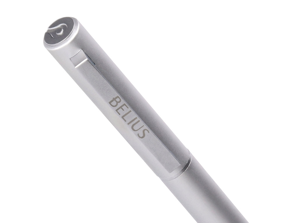 ROLLER BELIUS UNSTOPPABLE PRATEADO TINTA PRETA CAIXA DESIGN