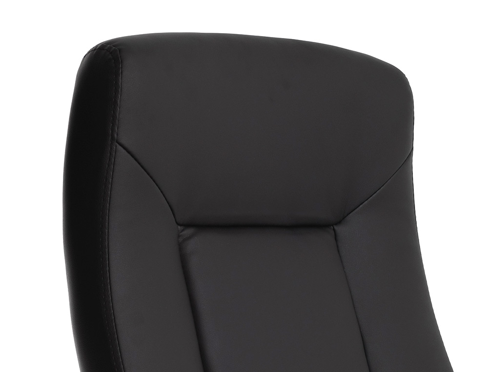 CADEIRA DE DIRECAO Q-CONNECT VERONA IMIT DE PELE BASE METAL ALT MAX 1210 MM LARG 650 MM PROF 730 MM RODAS PREMIUM COR PR