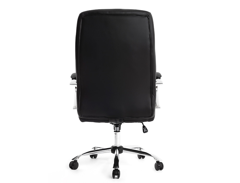 CADEIRA DE DIRECAO Q-CONNECT VERONA IMIT DE PELE BASE METAL ALT MAX 1210 MM LARG 650 MM PROF 730 MM RODAS PREMIUM COR PR