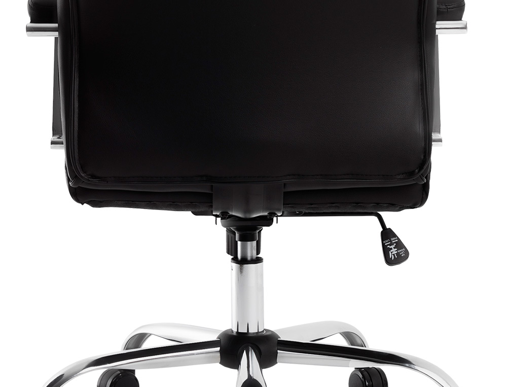 CADEIRA DE DIRECAO Q-CONNECT MODENA IMIT DE PELE BASE METAL ALT MAX 1210 MM LARG 630 MM PROF 650 MM RODAS PREMIUM COR PR