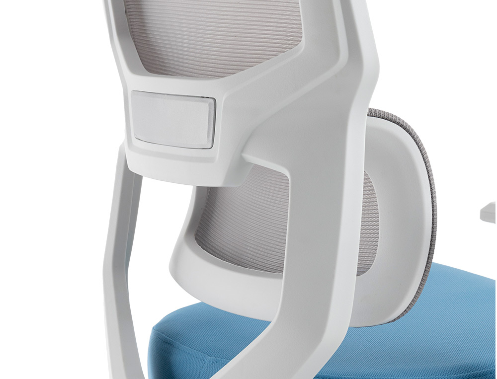 CADEIRA DE ESCRITORIO Q-CONNECT LUCCA MALHA BASE METAL ALT MAX 1090 MM LARG 700 MM PROF 650 MM RODAS PREMIUM COR BRANCO/