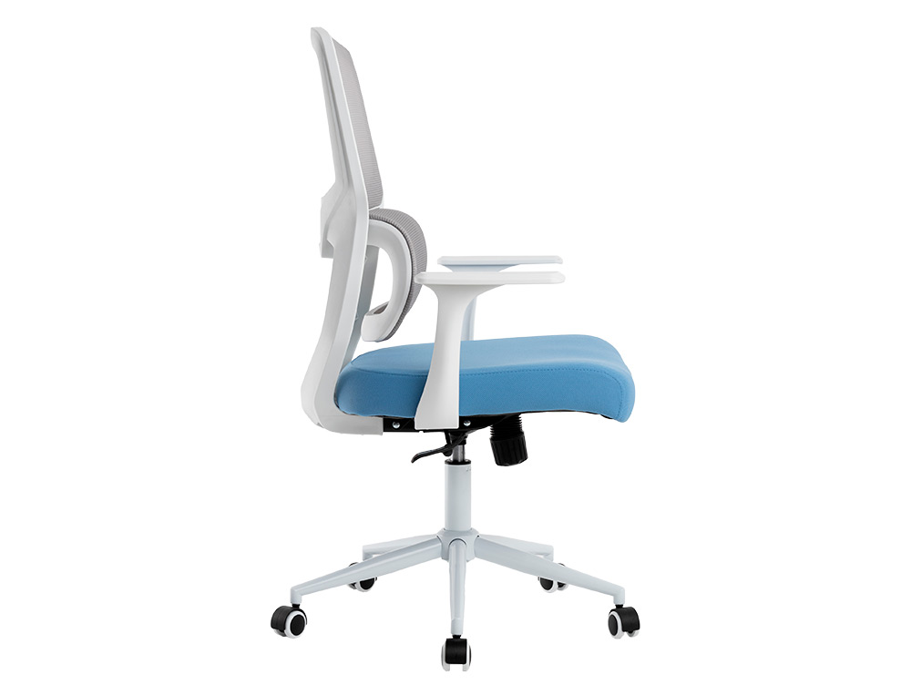 CADEIRA DE ESCRITORIO Q-CONNECT LUCCA MALHA BASE METAL ALT MAX 1090 MM LARG 700 MM PROF 650 MM RODAS PREMIUM COR BRANCO/