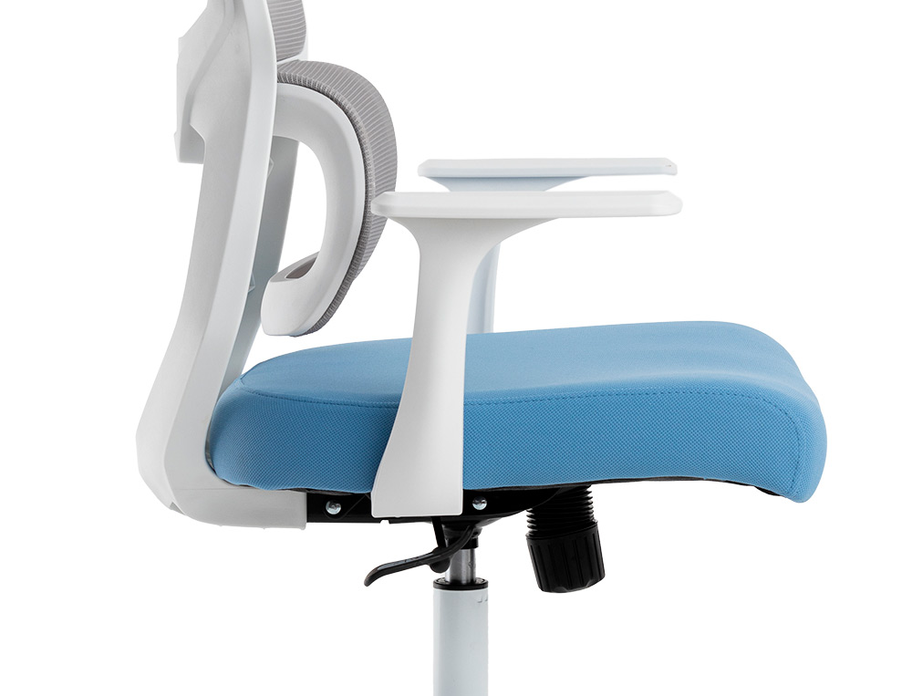 CADEIRA DE ESCRITORIO Q-CONNECT LUCCA MALHA BASE METAL ALT MAX 1090 MM LARG 700 MM PROF 650 MM RODAS PREMIUM COR BRANCO/