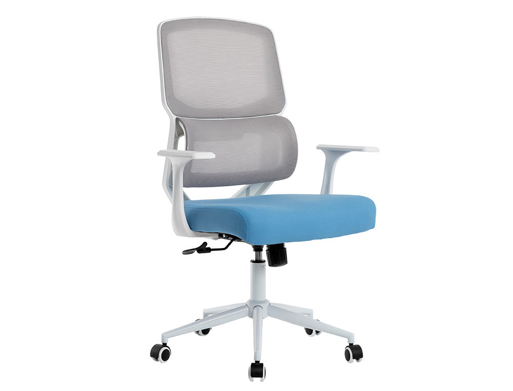 CADEIRA DE ESCRITORIO Q-CONNECT LUCCA MALHA BASE METAL ALT MAX 1090 MM LARG 700 MM PROF 650 MM RODAS PREMIUM COR BRANCO/