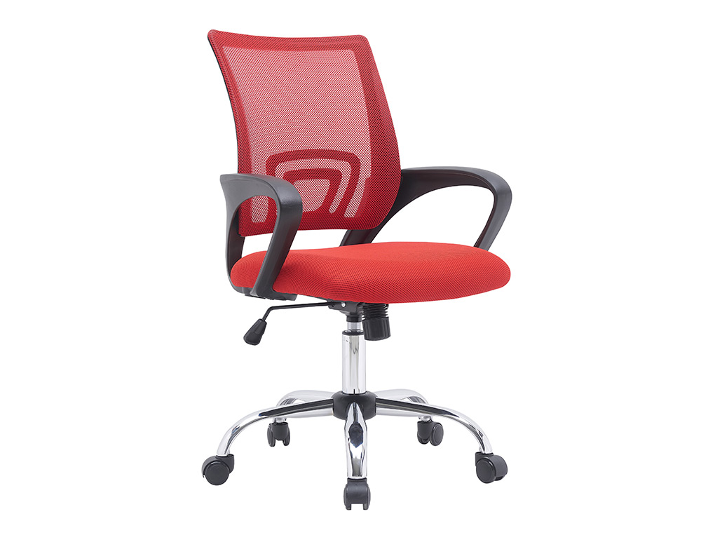 CADEIRA DE ESCRITORIO Q-CONNECT SIENA MALHA BASE METALICA ALT MAX 1000 MM LARG 560 MM PROF 570 MM RODAS PREMIUM COR PRET
