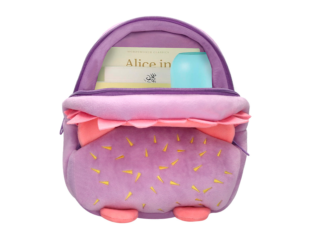 MOCHILA INFANTIL LIDERPAPEL OURICO PELUCHE 260X100X240 MM
