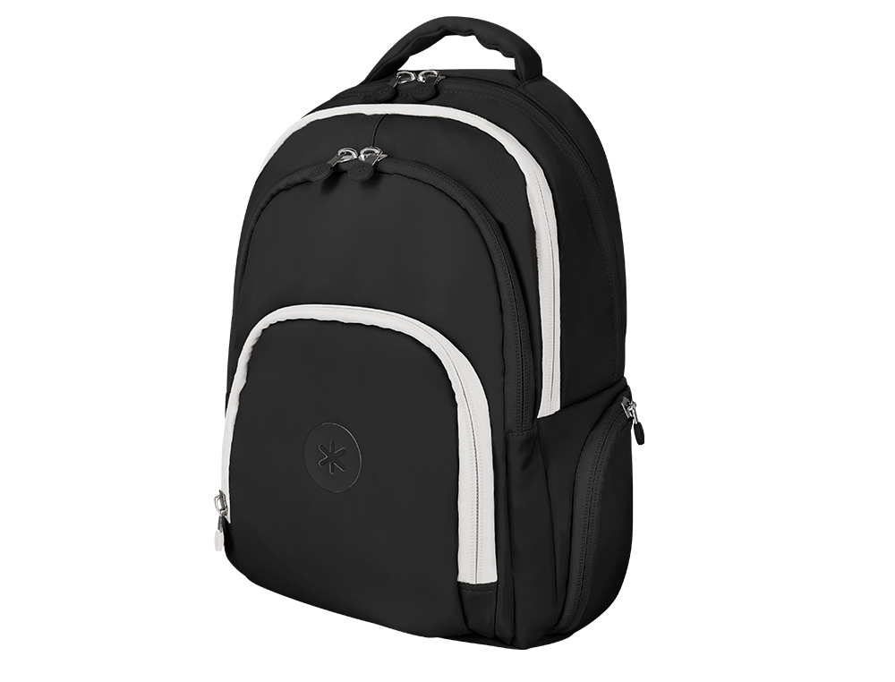 MOCHILA ANTARTIK MULTIBOLSO 19L COMPARTIMENTO PARA PORTATIL E TABLET COR PRETO 450X160X300 MM