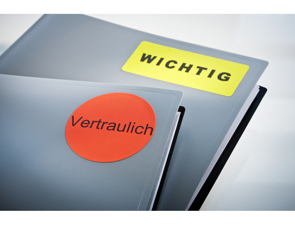 ETIQUETA ADESIVA TICO LARANJA FLUOR PERMANENTE CERTIFICADO FSC LASER/JATO TINTA/FOTOCOPIA 99,1X34 MM CAIXA 1120 UDS