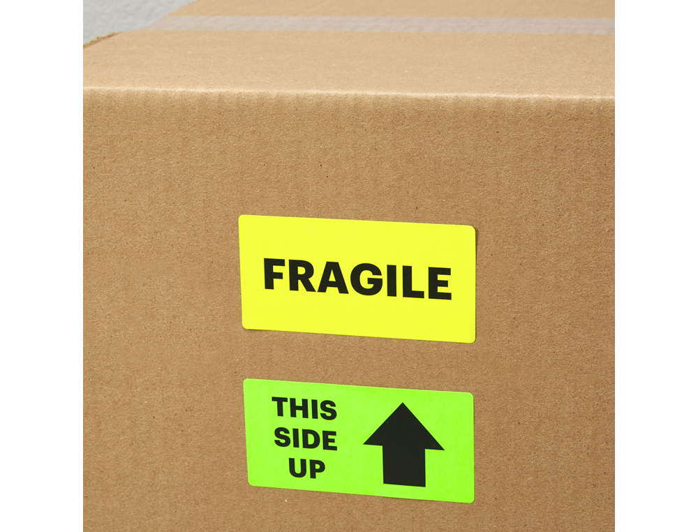 ETIQUETA ADESIVA TICO LARANJA FLUOR PERMANENTE CERTIFICADO FSC LASER/JATO TINTA/FOTOCOPIA 99,1X34 MM CAIXA 1120 UDS