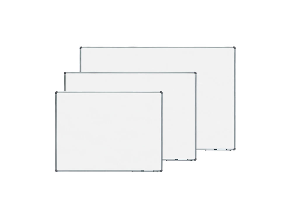 QUADRO BRANCO ROCADA LACADO MAGNETICO MOLDURA ALUMINIO COM CANTOS 120X200 CM