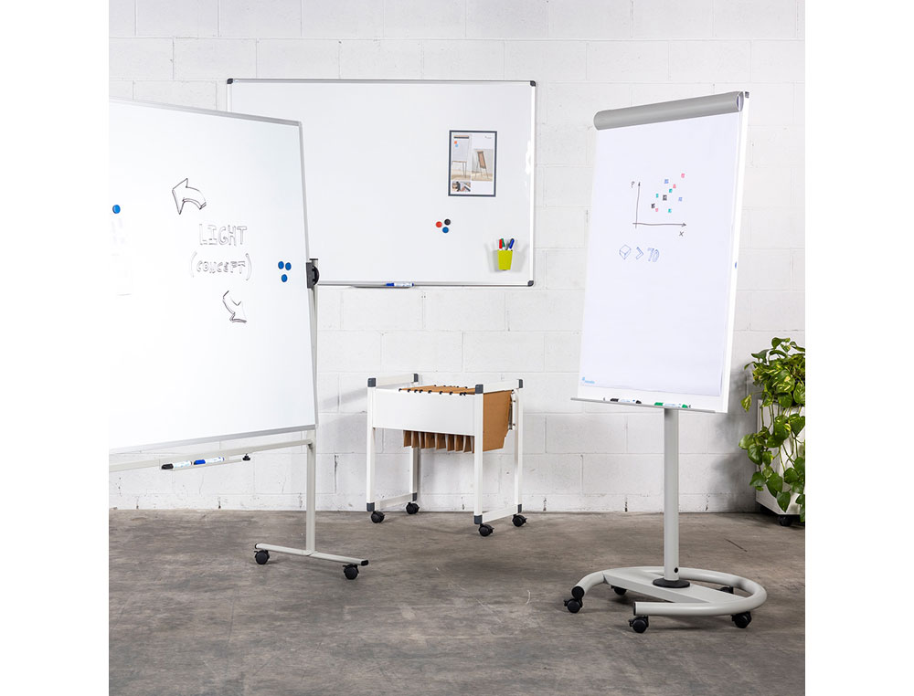 QUADRO BRANCO ROCADA LACADO MAGNETICO MOLDURA ALUMINIO COM CANTOS 120X200 CM