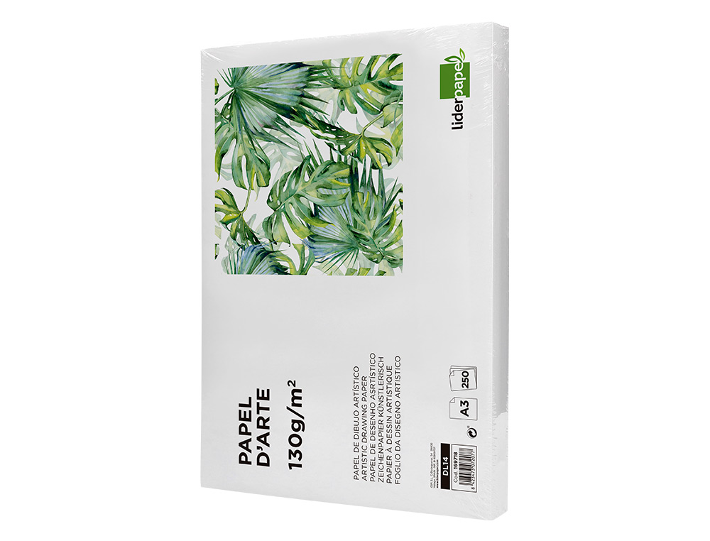 PAPEL DE DESENHO LIDERPAPEL 297X420 MM 130 GR SEM ESQUADRIA DIN A3 FOLHA