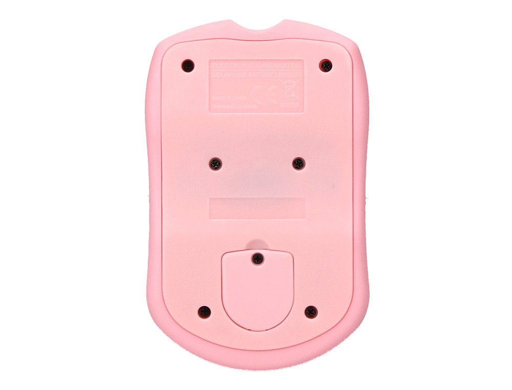 CALCULADORA LIDERPAPEL DE BOLSO XF41 8 DIGITOS SOLAR E PIHAS COR ROSA 94X59,5X10,5MM