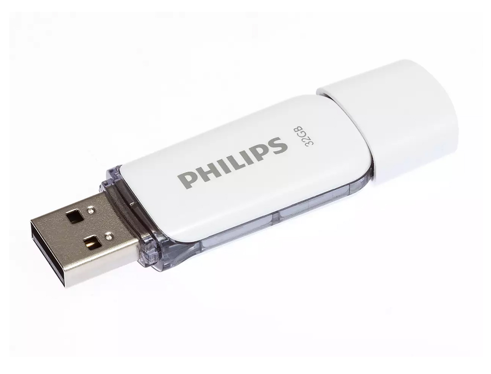 PEN DRIVE USB PHILIPS FLASH USB 2.0 32 GB SNOW GREY