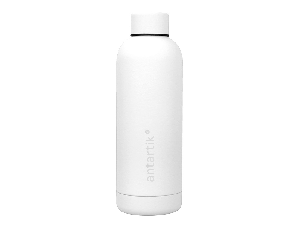 GARRAFA ANTARTIK ISOTERMICA ACO INOXIDAVEL LIVRE DE BPA COR BRANCO 500 ML