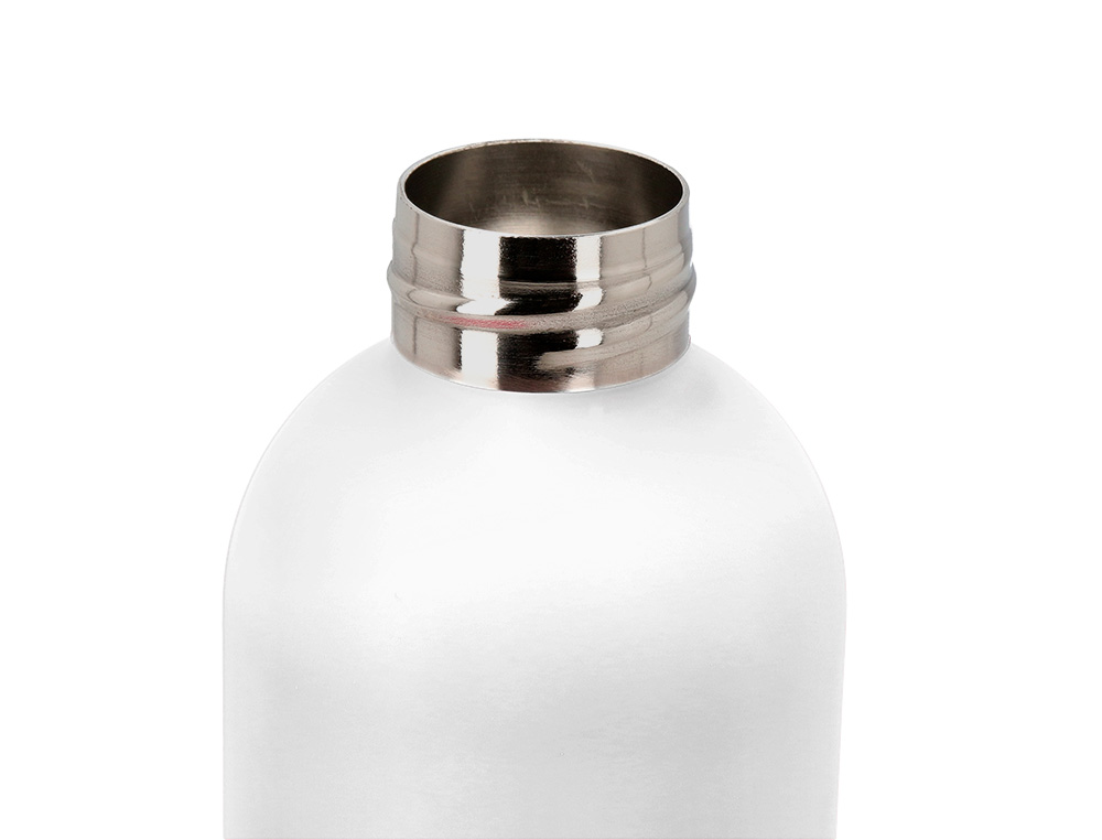 GARRAFA ANTARTIK ISOTERMICA ACO INOXIDAVEL LIVRE DE BPA COR BRANCO 500 ML