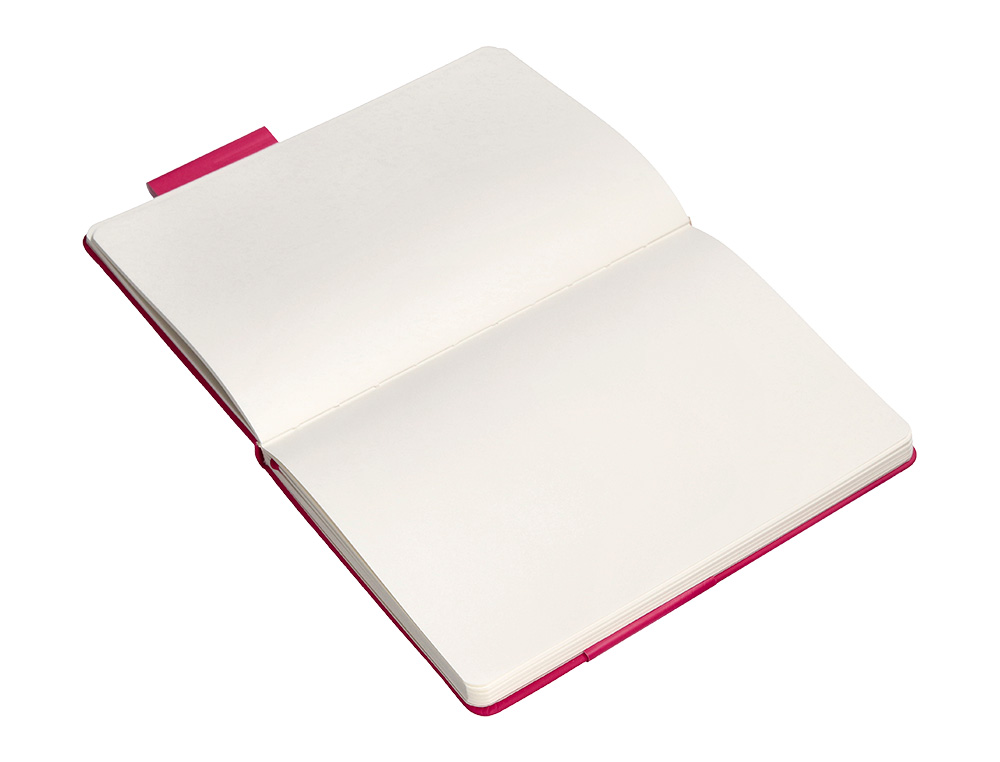 CADERNO COM ELASTICO ANTARTIK NOTES CAPA DURA A4 LISO FUCSIA 100 FOLHAS 80 GR FSC
