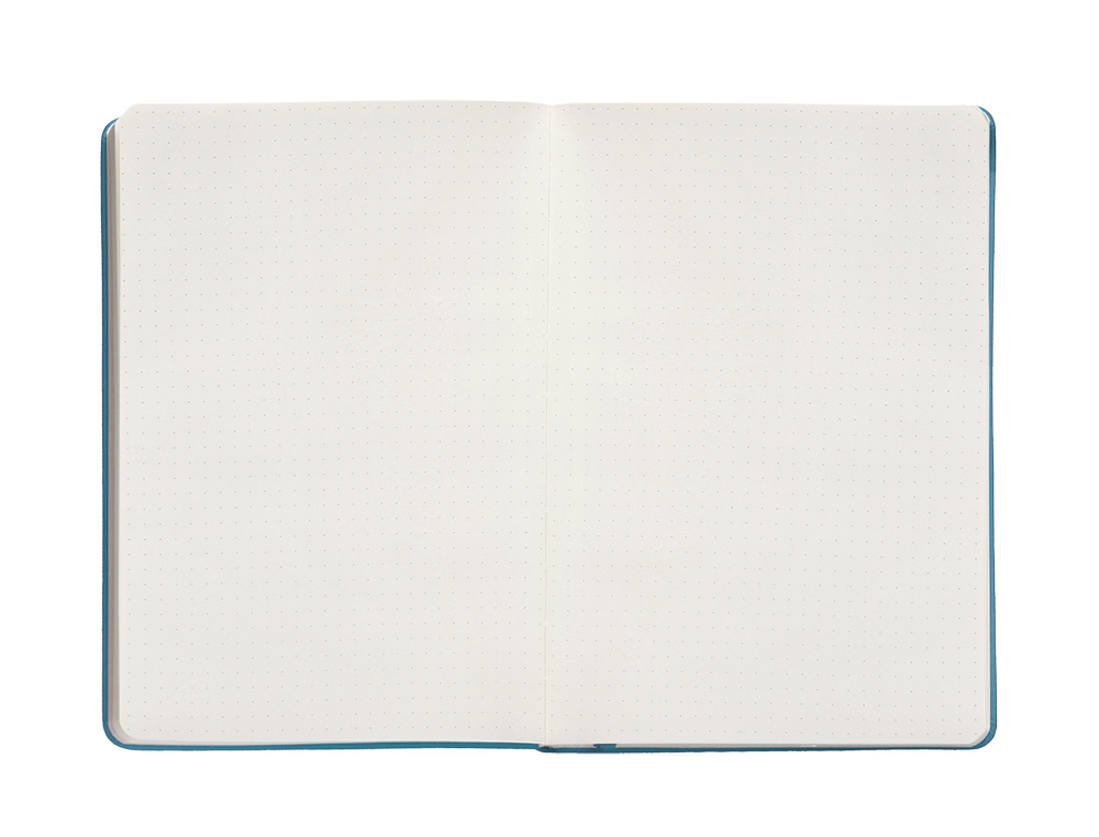 CADERNO COM ELASTICO ANTARTIK NOTES CAPA DURA A4 PONTILHADO AZUL CLARO 100 FOLHAS 80 GR FSC